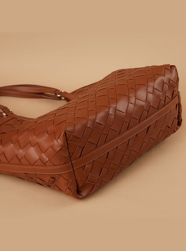 CODE Woven Shoulder Bag