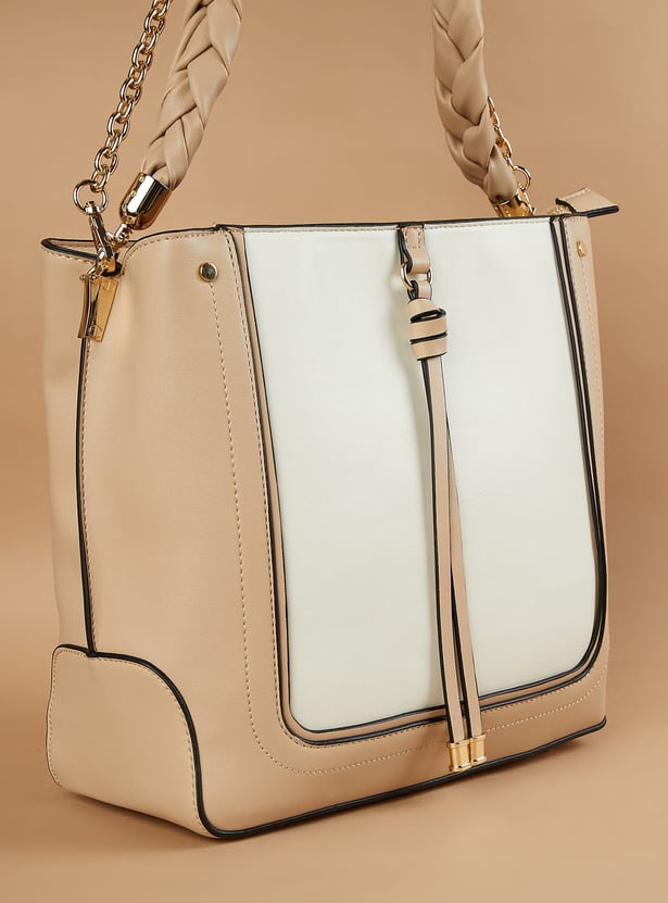 GINGER Colourblocked Shoulder Bag