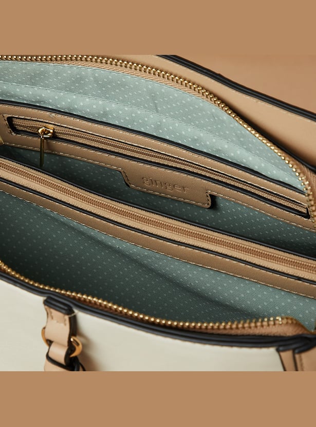 GINGER Colourblocked Shoulder Bag