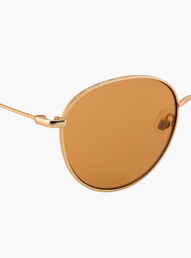 OPIUM UV Protected Round Sunglasses - OP-10386-C06-53