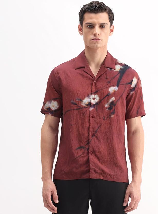 Buy RARE RABBIT Printed Regular Fit Shirt from Rare Rabbit at just INR ...