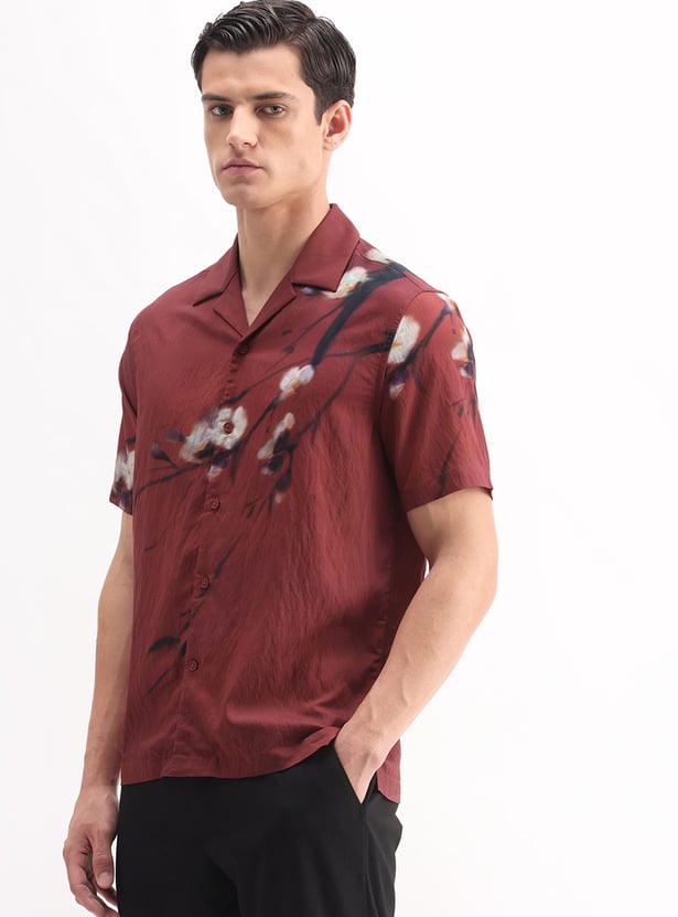 Buy RARE RABBIT Printed Regular Fit Shirt from Rare Rabbit at just INR ...
