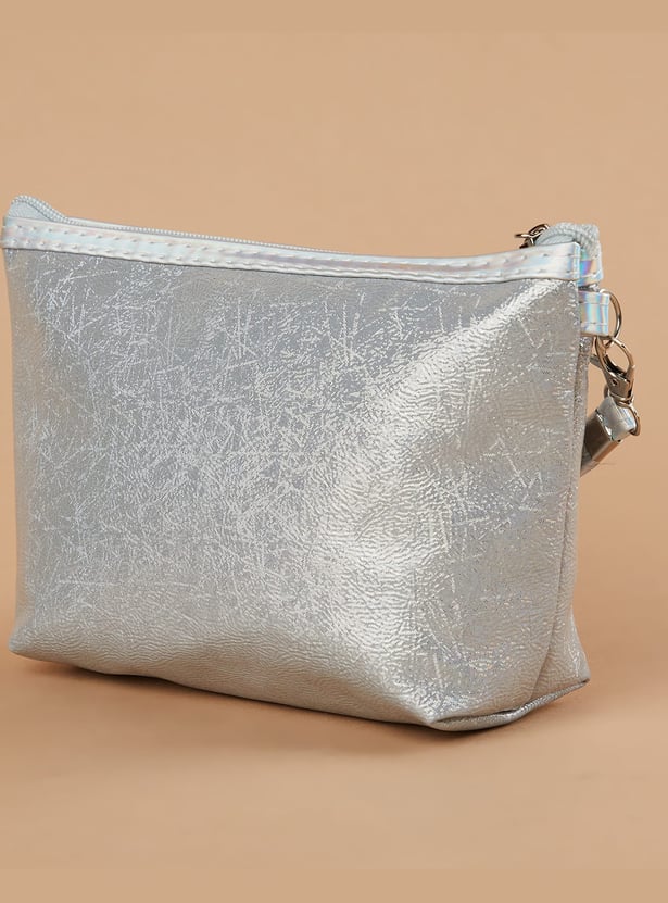 GINGER Metallic Finish Pouch