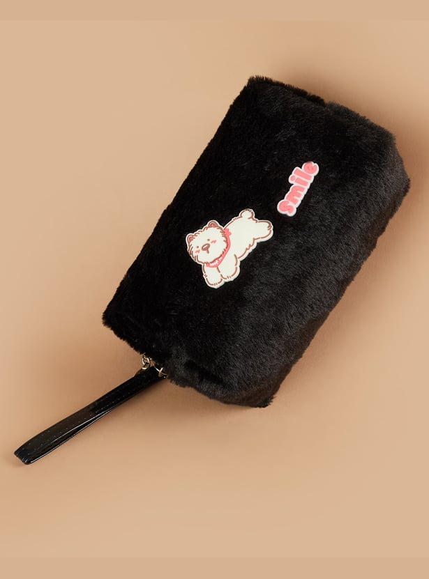 GINGER Appliqued Vanity Pouch