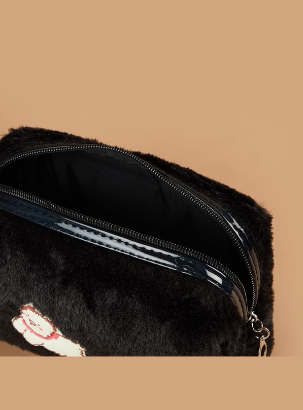 GINGER Appliqued Vanity Pouch