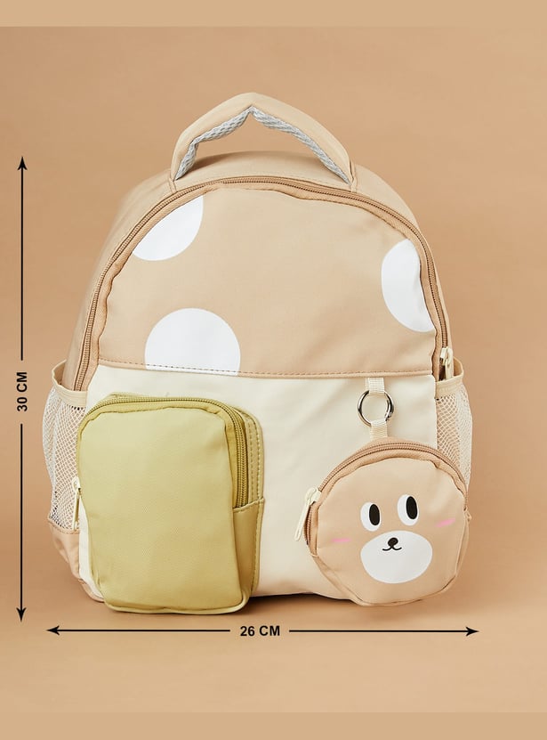 GINGER Girls Printed Backpack