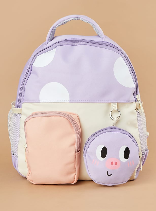GINGER Girls Printed Backpack