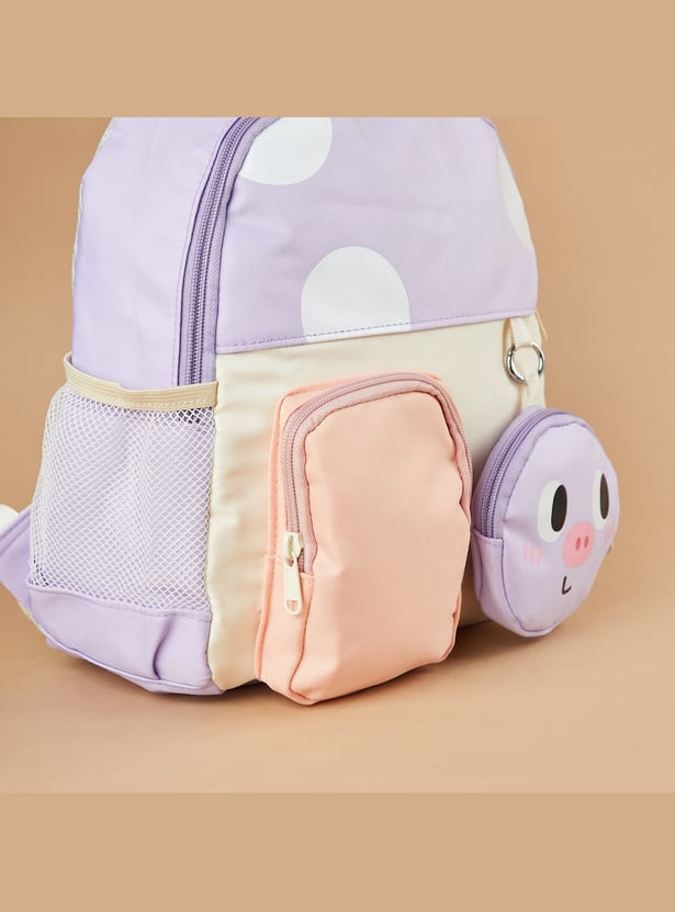 GINGER Girls Printed Backpack