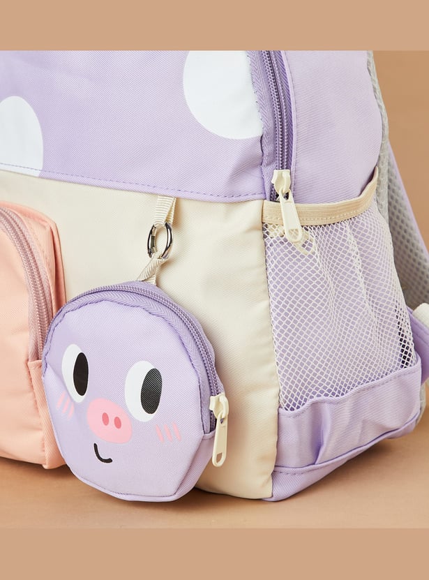 GINGER Girls Printed Backpack