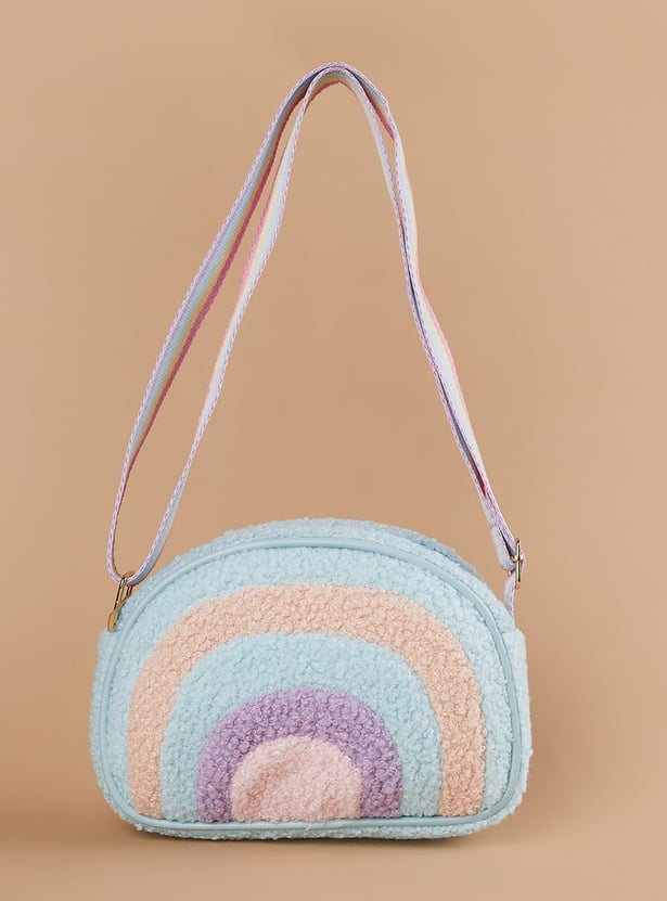 GINGER Girls Textured Sling Bag