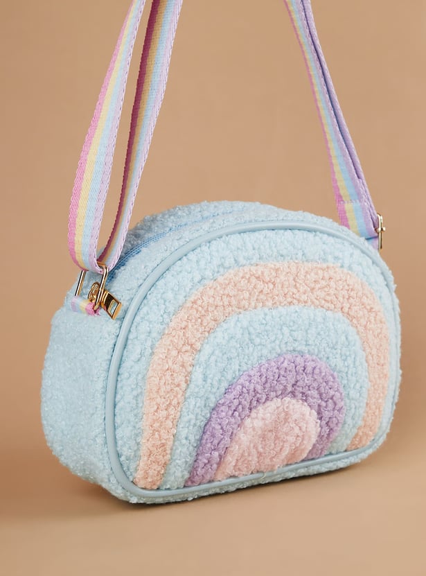 GINGER Girls Textured Sling Bag