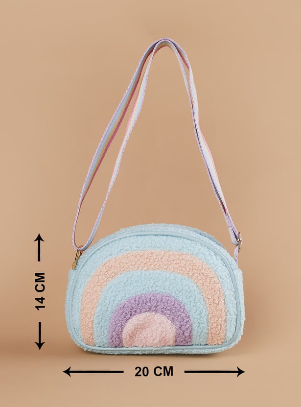 GINGER Girls Textured Sling Bag