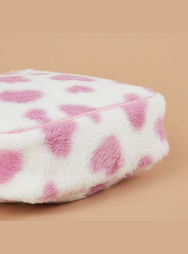 GINGER Heart Print Handheld Bag
