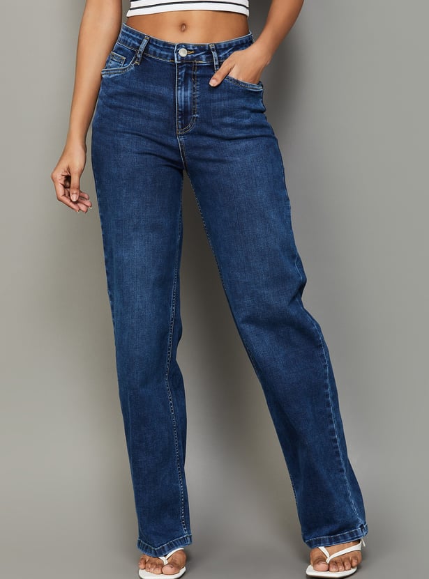 KRAUS Highrise Straight Fit Jeans