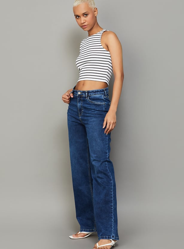 KRAUS Highrise Straight Fit Jeans