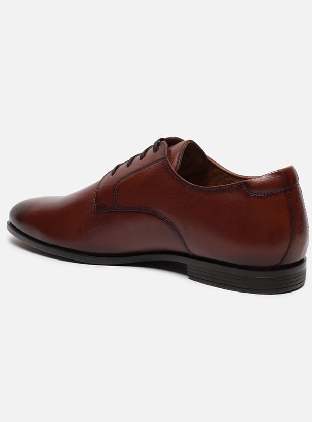 LOUIS PHILIPPE Solid Lace-Ups Shoes