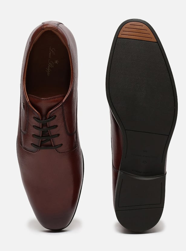 LOUIS PHILIPPE Solid Lace-Ups Shoes