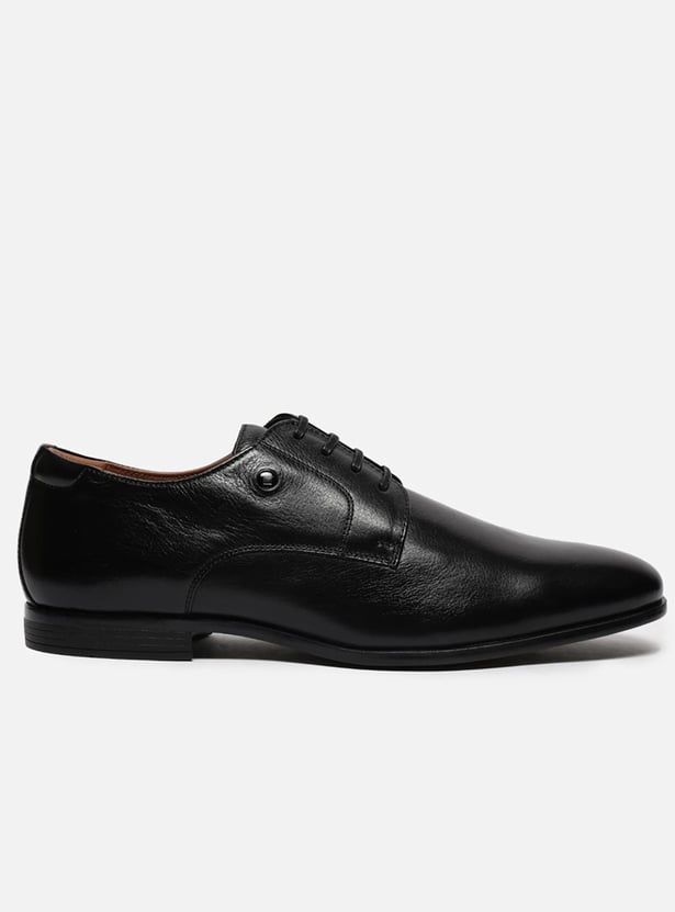 LOUIS PHILIPPE Solid Lace-Up Shoes