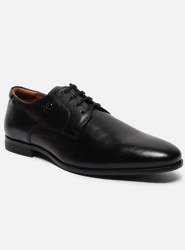 LOUIS PHILIPPE Solid Lace-Up Shoes