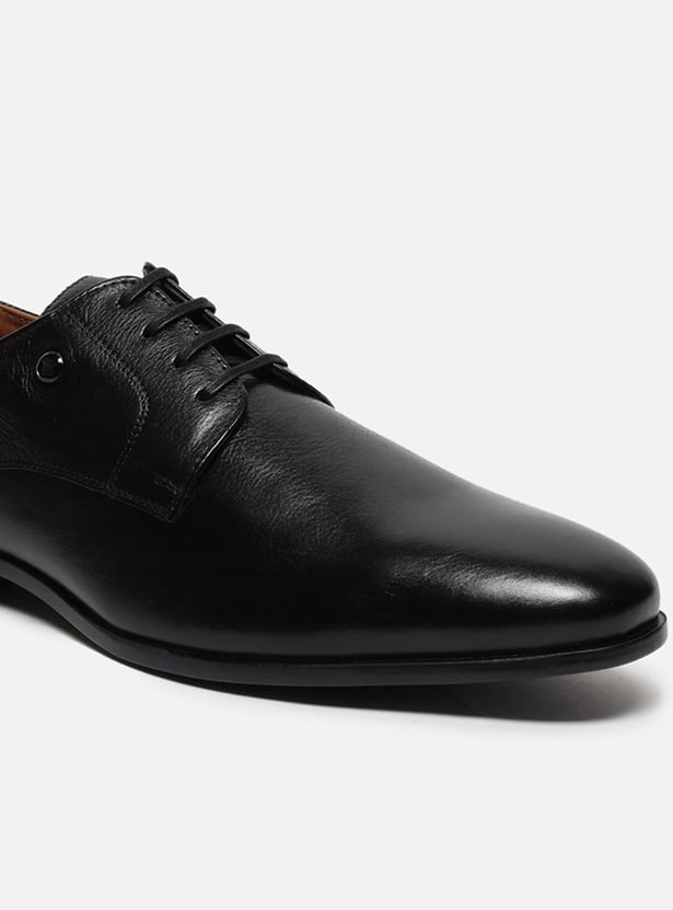 LOUIS PHILIPPE Solid Lace-Up Shoes
