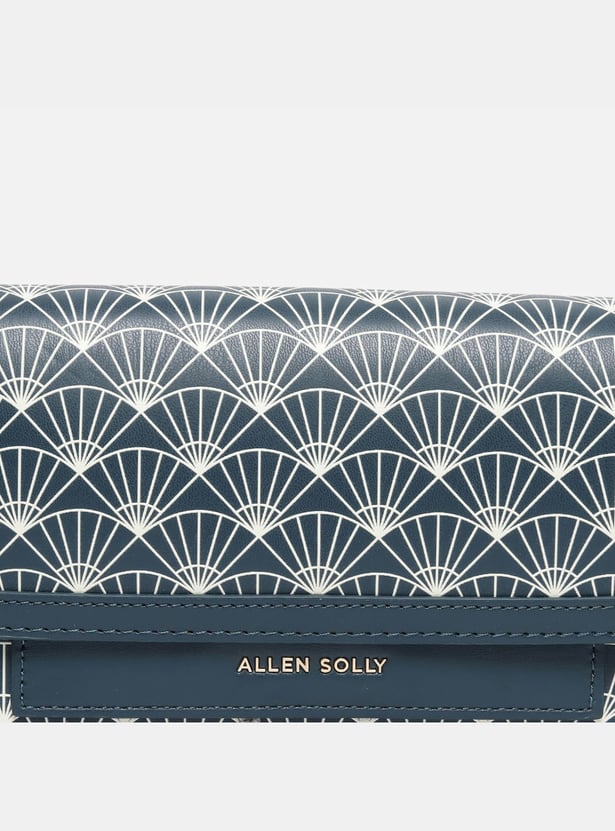 ALLEN SOLLY Geometric Print Sling Bag