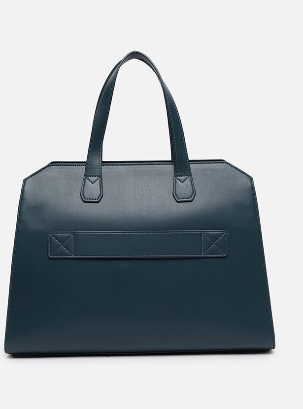 ALLEN SOLLY Geometric Print Laptop Bag