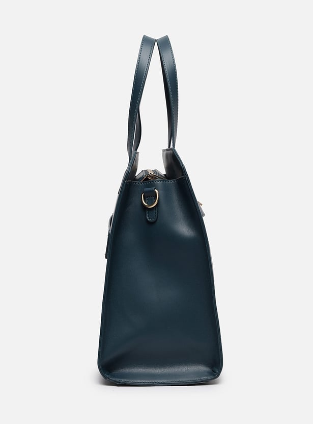 ALLEN SOLLY Geometric Print Laptop Bag