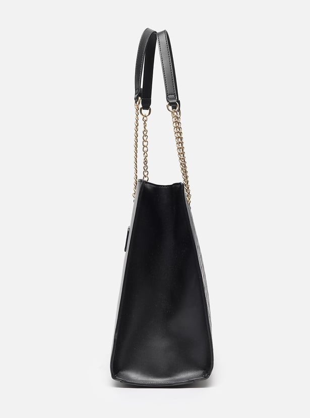 ALLEN SOLLY Geometric Print Laptop Bag