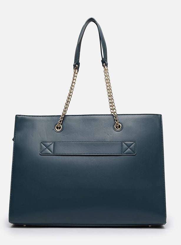 ALLEN SOLLY Geometric Print Laptop Bag