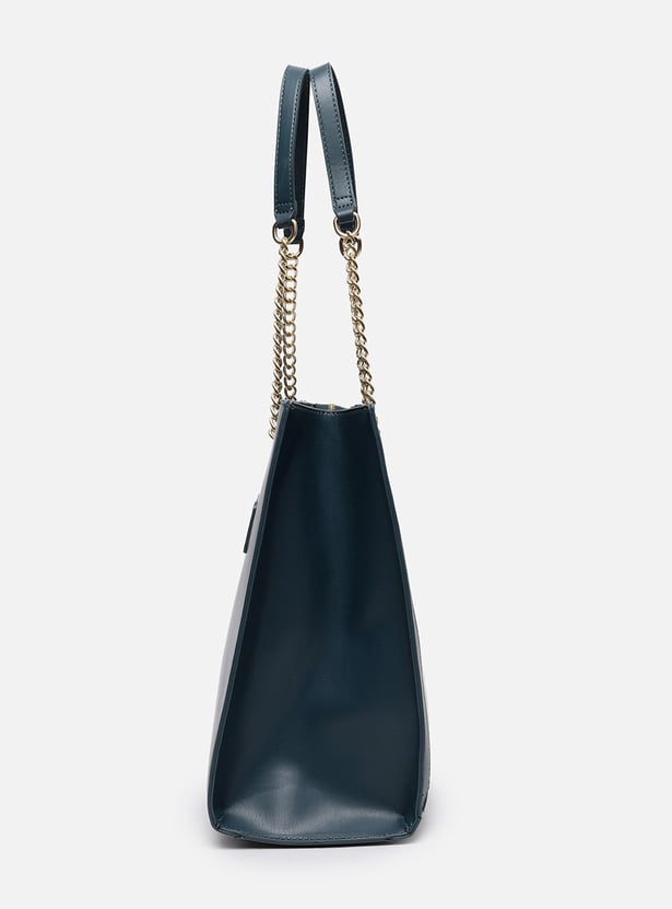 ALLEN SOLLY Geometric Print Laptop Bag