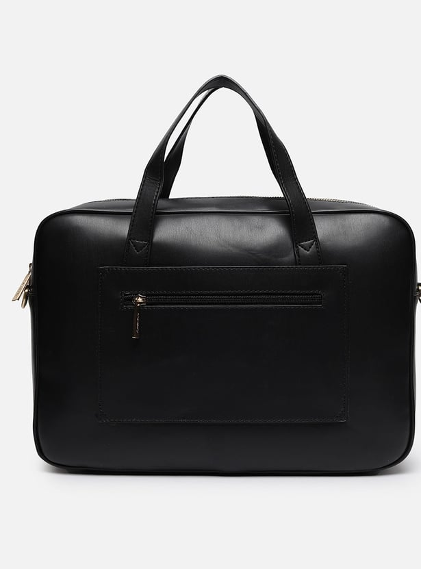 ALLEN SOLLY Geometric Print Laptop Bag