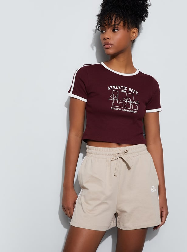 KAPPA Printed Crop T-shirt