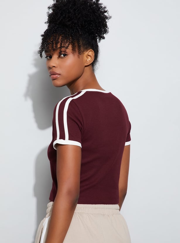 KAPPA Printed Crop T-shirt