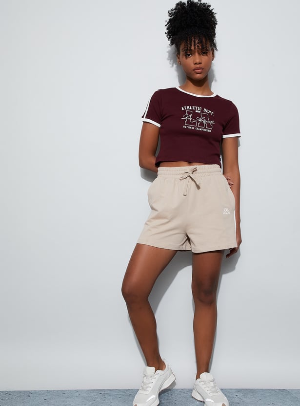 KAPPA Printed Crop T-shirt