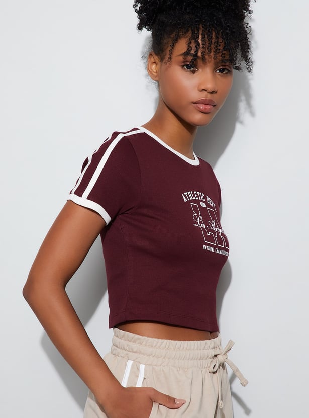 KAPPA Printed Crop T-shirt