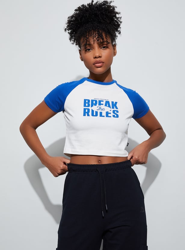 KAPPA Printed Crop T-shirt