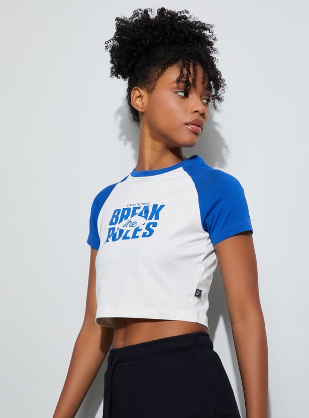 KAPPA Printed Crop T-shirt