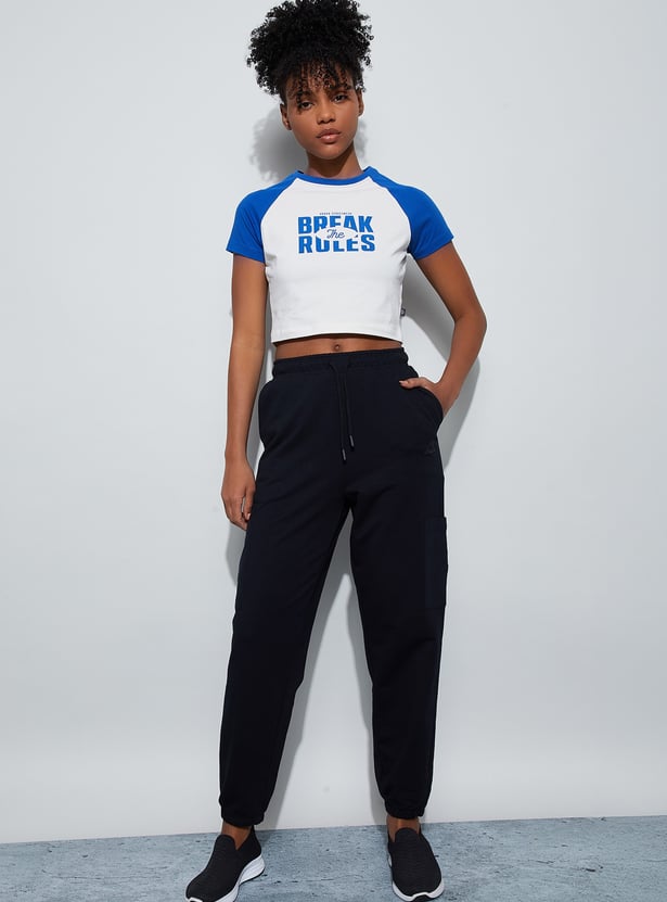 KAPPA Printed Crop T-shirt