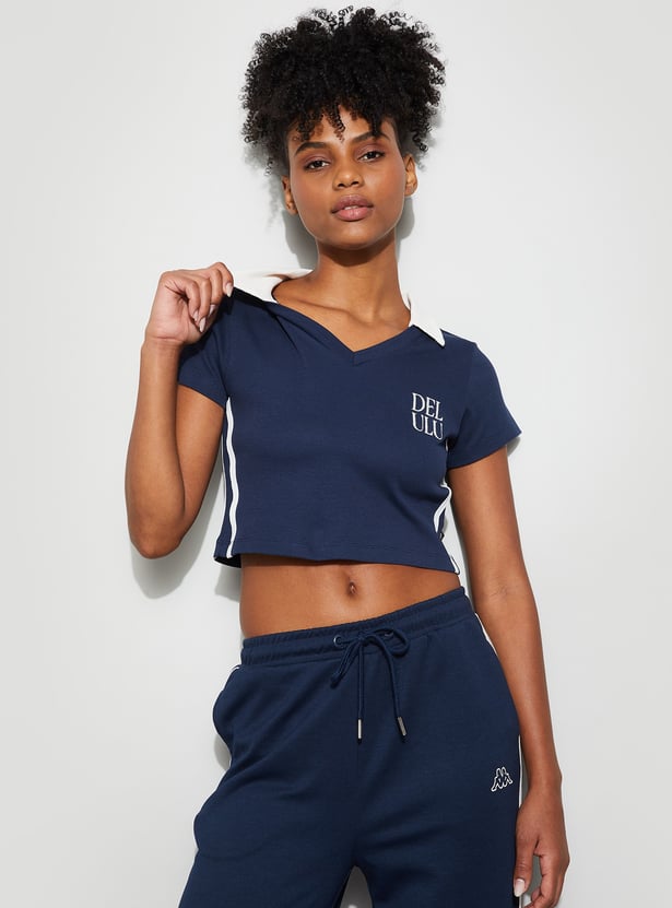 KAPPA Striped Sports T-shirt
