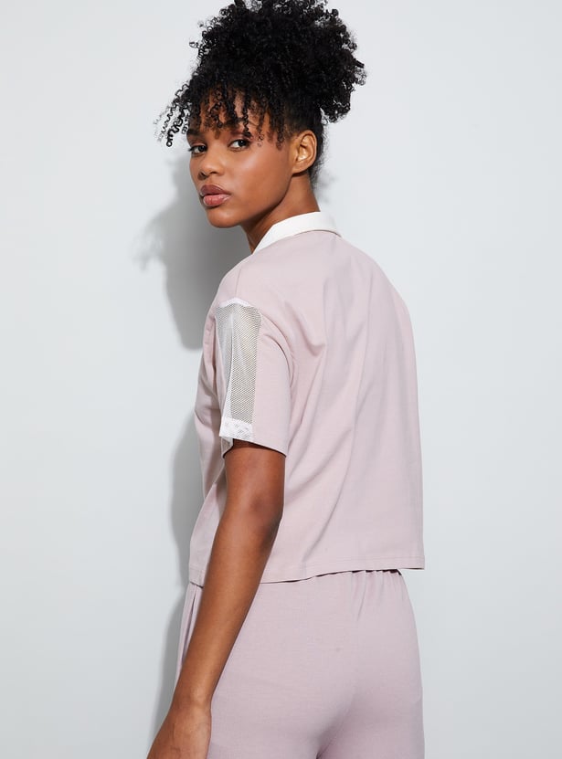 KAPPA Printed Polo T-shirt
