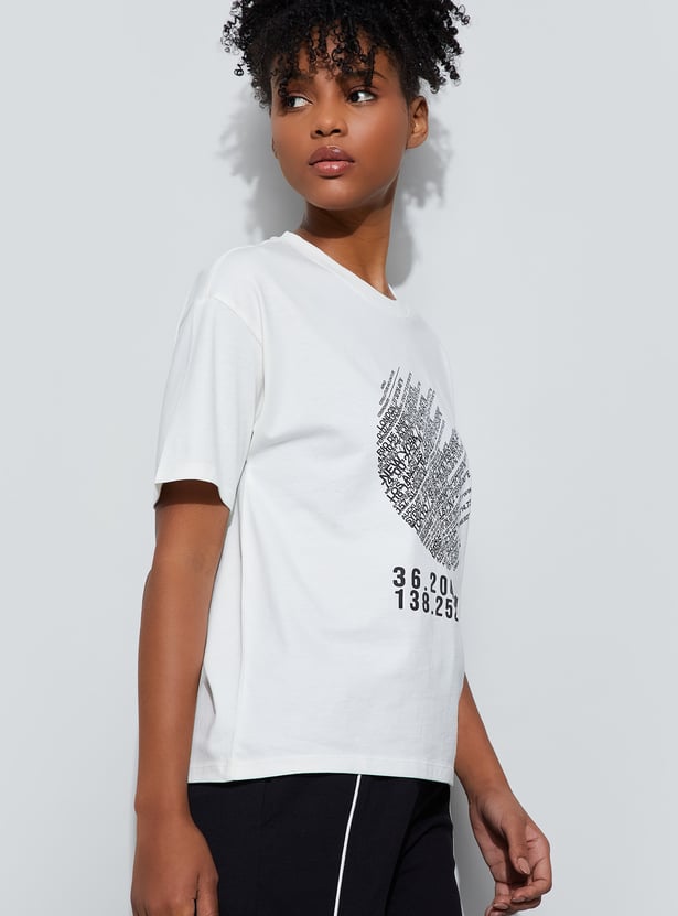 KAPPA Graphic Print Sports T-shirt