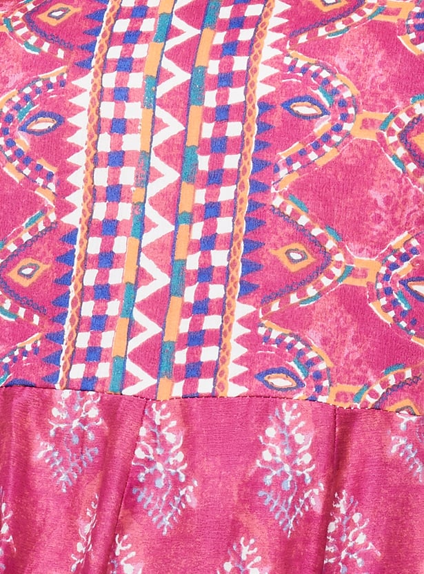 BIBA Printed A-line Kurta Set