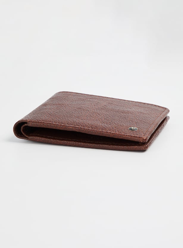 VAN HEUSEN Textured Leather Bi-Fold Wallet