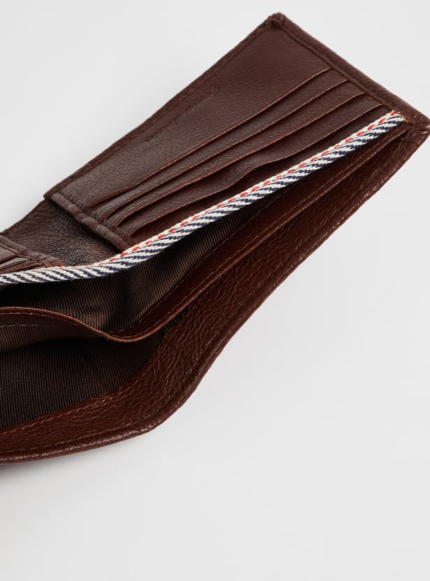VAN HEUSEN Textured Leather Bi-Fold Wallet