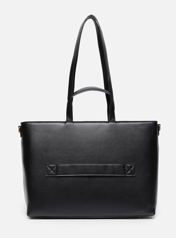 VAN HEUSEN Monogram Print Shoulder Bag with Pouch