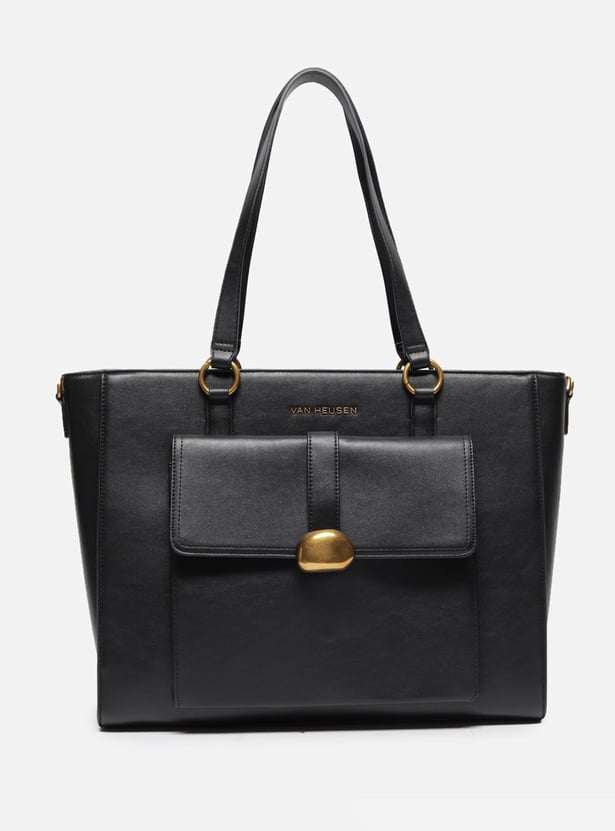 VAN HEUSEN Solid Shoulder Bag with Pouch