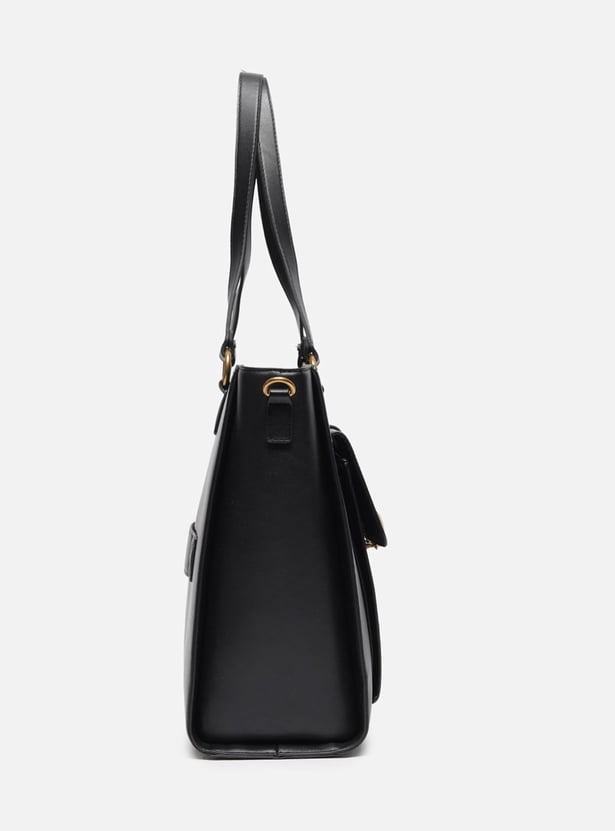 VAN HEUSEN Solid Shoulder Bag with Pouch