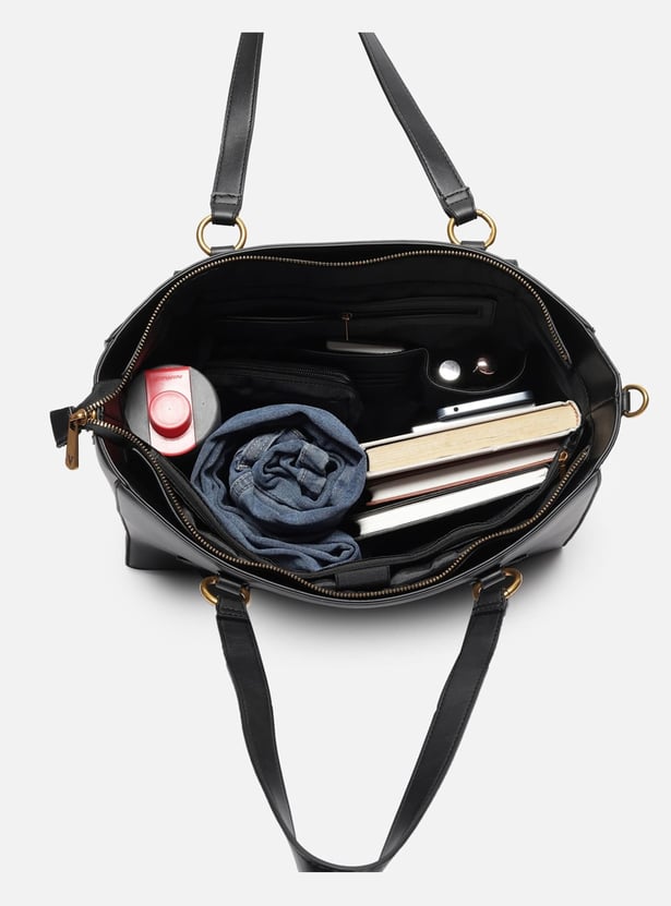 VAN HEUSEN Solid Shoulder Bag with Pouch