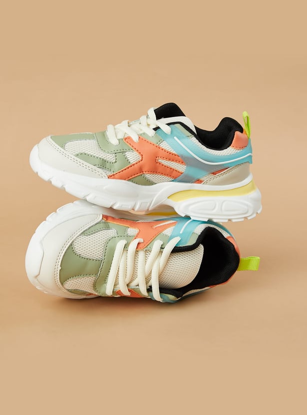 FAME FOREVER Boys Contrast Overlay Sneakers