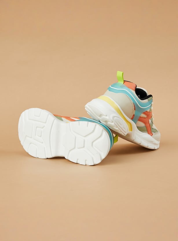 FAME FOREVER Boys Contrast Overlay Sneakers